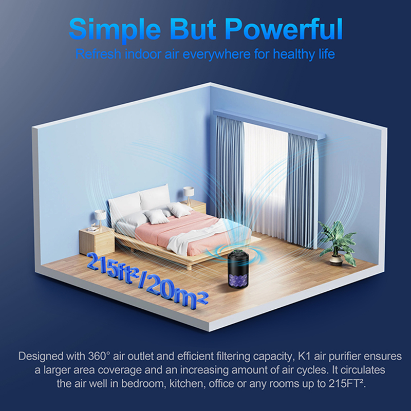 K1空气净化器 黑色